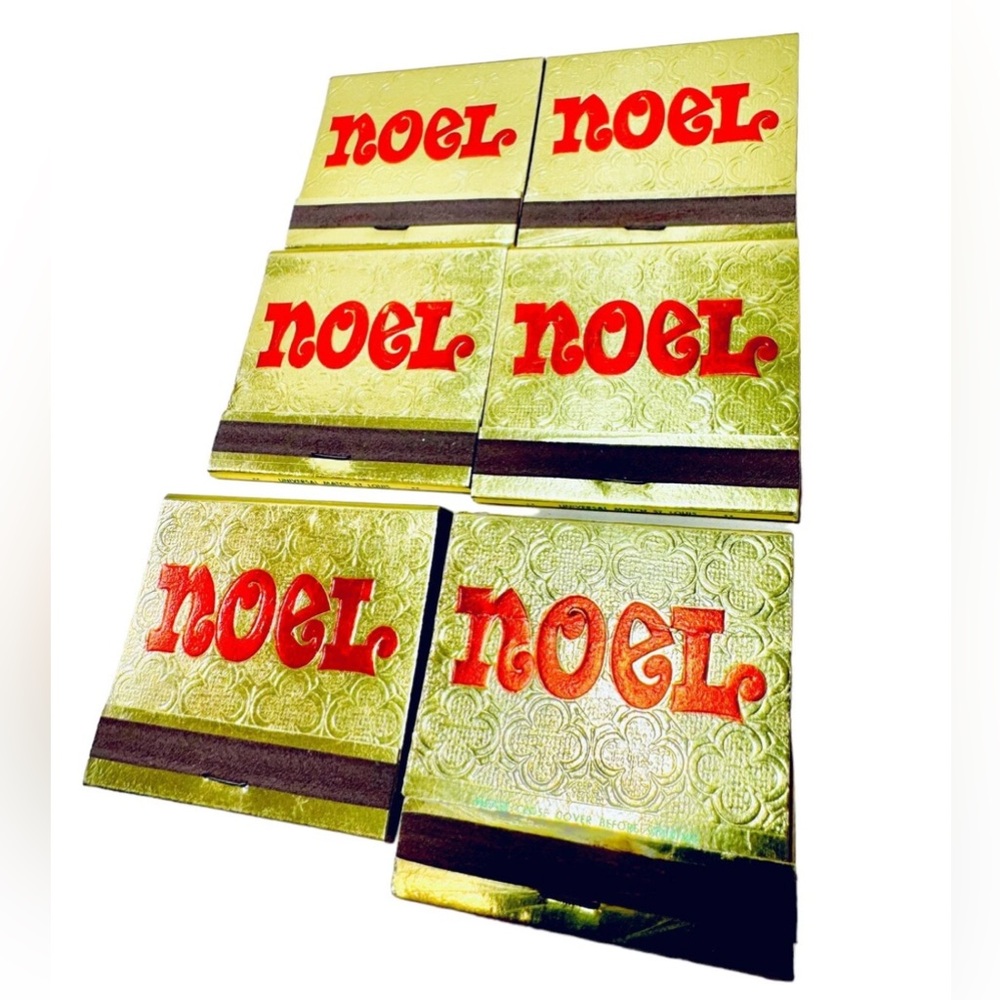 Toledo Scale Employees Credit Union Vintage Christmas Noel Unstruck Match Books - Picture 8 of 15